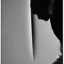 The Waiting. Lucio Fontana fotografado por Ugo Mulas, em 1964.